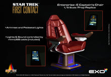 Load image into Gallery viewer, First Contact Enterprise-E Captain’s Chair Replica