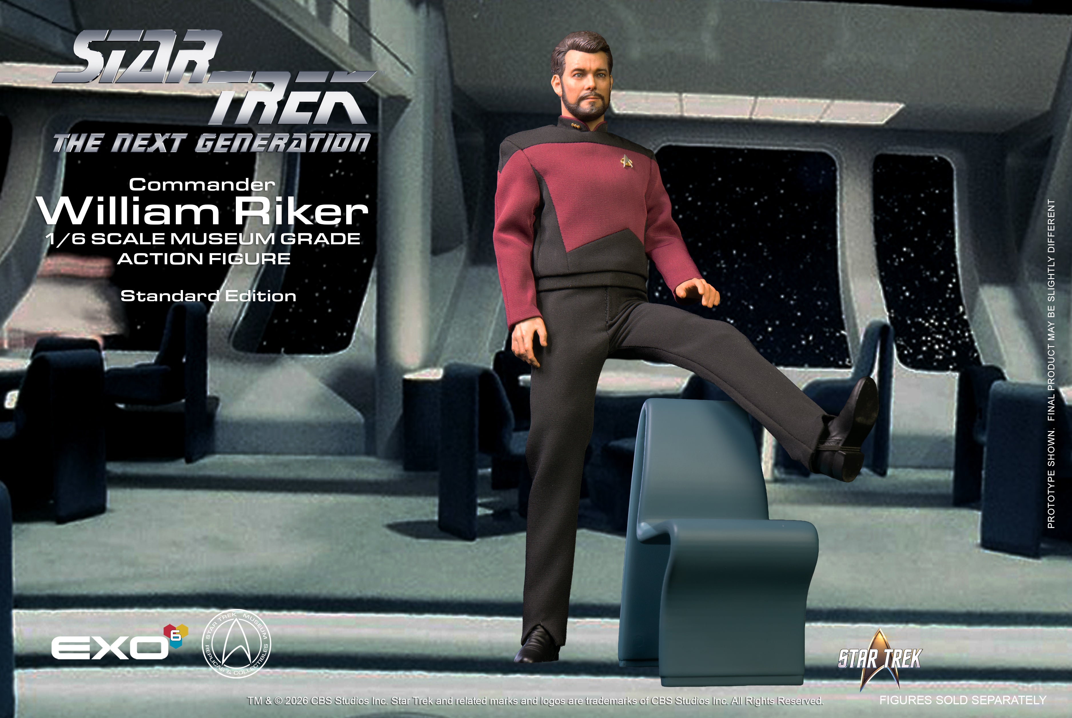 TNG Commander William T. Riker – Standard Version - Pre-Order