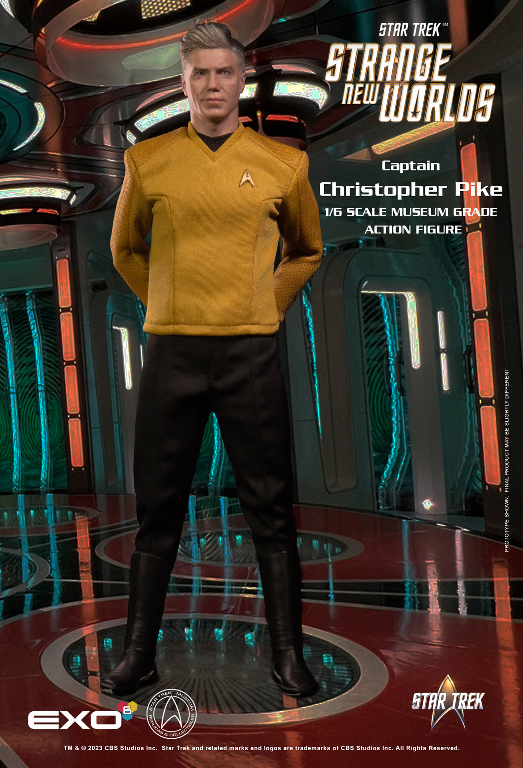 SNW Captain Christopher Pike  NON REFUNDABLE US$20.00 PRE-ORDER DEPOSIT (Final Amount due $225 + $25 shipping) Pre-Order Ended