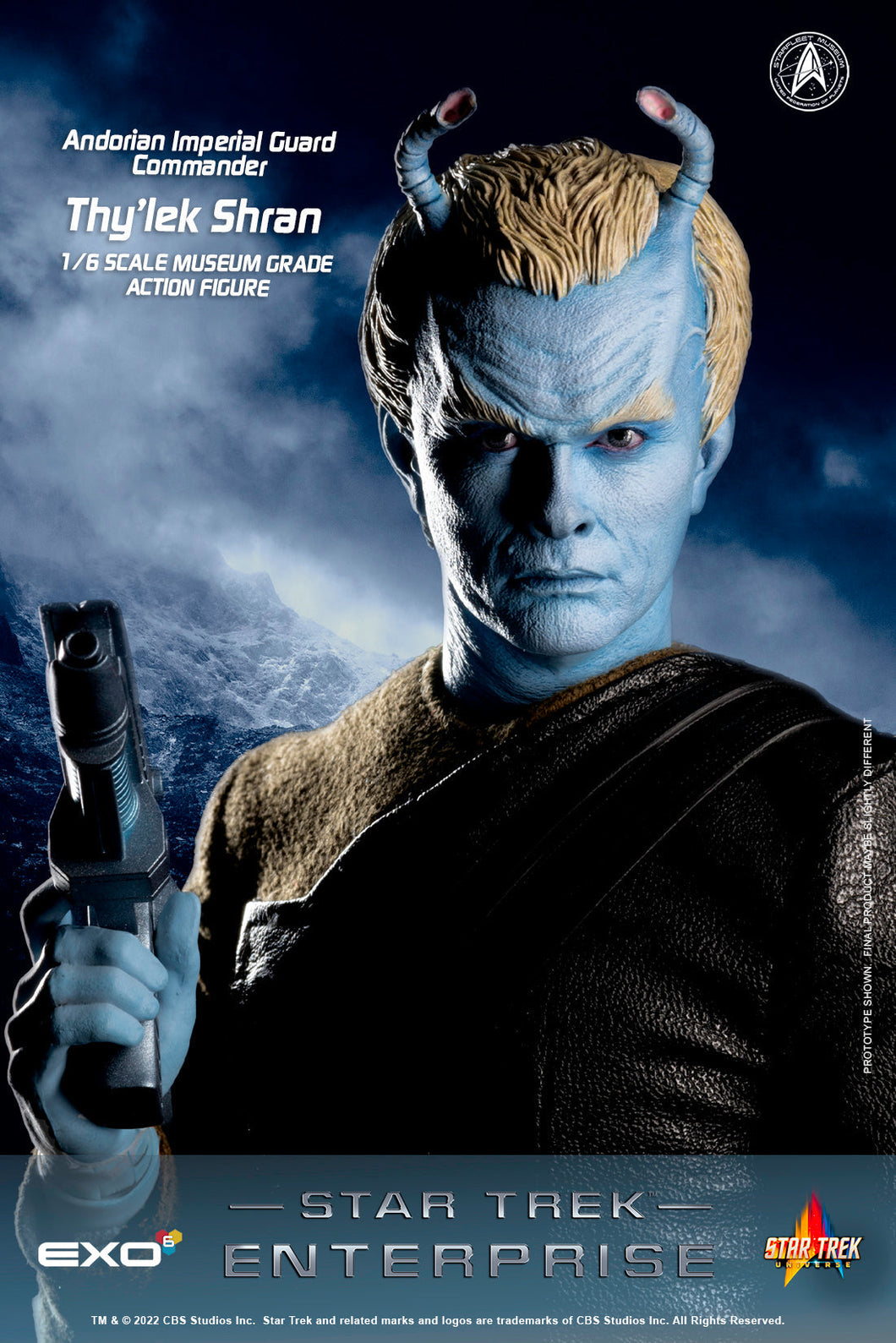ENT Andorian Commander Shran - Immediate Purchase - Sold Out