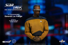 Load image into Gallery viewer, TNG Lt Cmdr Geordi La Forge (Standard Version) NON REFUNDABLE PRE-ORDER DEPOSIT (Final Amount due $230+shipping) Pre-Order Ended
