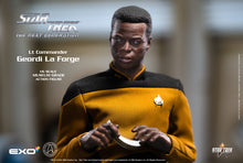 Load image into Gallery viewer, TNG Lt Cmdr Geordi La Forge (Standard Version) NON REFUNDABLE PRE-ORDER DEPOSIT (Final Amount due $230+shipping) Pre-Order Ended