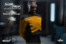 Load image into Gallery viewer, TNG Lt Cmdr Geordi La Forge (Standard Version) NON REFUNDABLE PRE-ORDER DEPOSIT (Final Amount due $230+shipping) Pre-Order Ended
