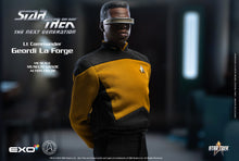 Load image into Gallery viewer, TNG Lt Cmdr Geordi La Forge (Standard Version) NON REFUNDABLE PRE-ORDER DEPOSIT (Final Amount due $230+shipping) Pre-Order Ended