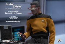 Load image into Gallery viewer, TNG Lt Cmdr Geordi La Forge (Standard Version) NON REFUNDABLE PRE-ORDER DEPOSIT (Final Amount due $230+shipping) Pre-Order Ended