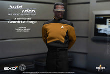 Load image into Gallery viewer, TNG Lt Cmdr Geordi La Forge (Standard Version) NON REFUNDABLE PRE-ORDER DEPOSIT (Final Amount due $230+shipping) Pre-Order Ended