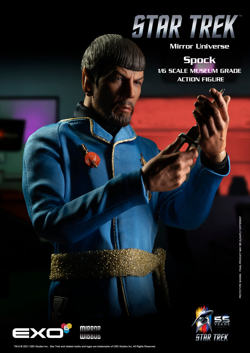 TOS Mirror Spock - Immediate Purchase - SOLD OUT