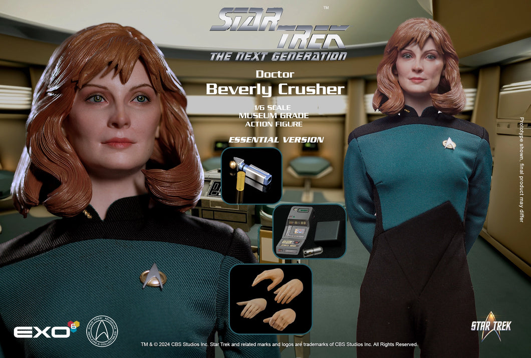 TNG Cmdr Dr Beverly Crusher  (Essential Version) NON REFUNDABLE PRE-ORDER DEPOSIT (Final Amount due $195+shipping) Pre-Order Ended