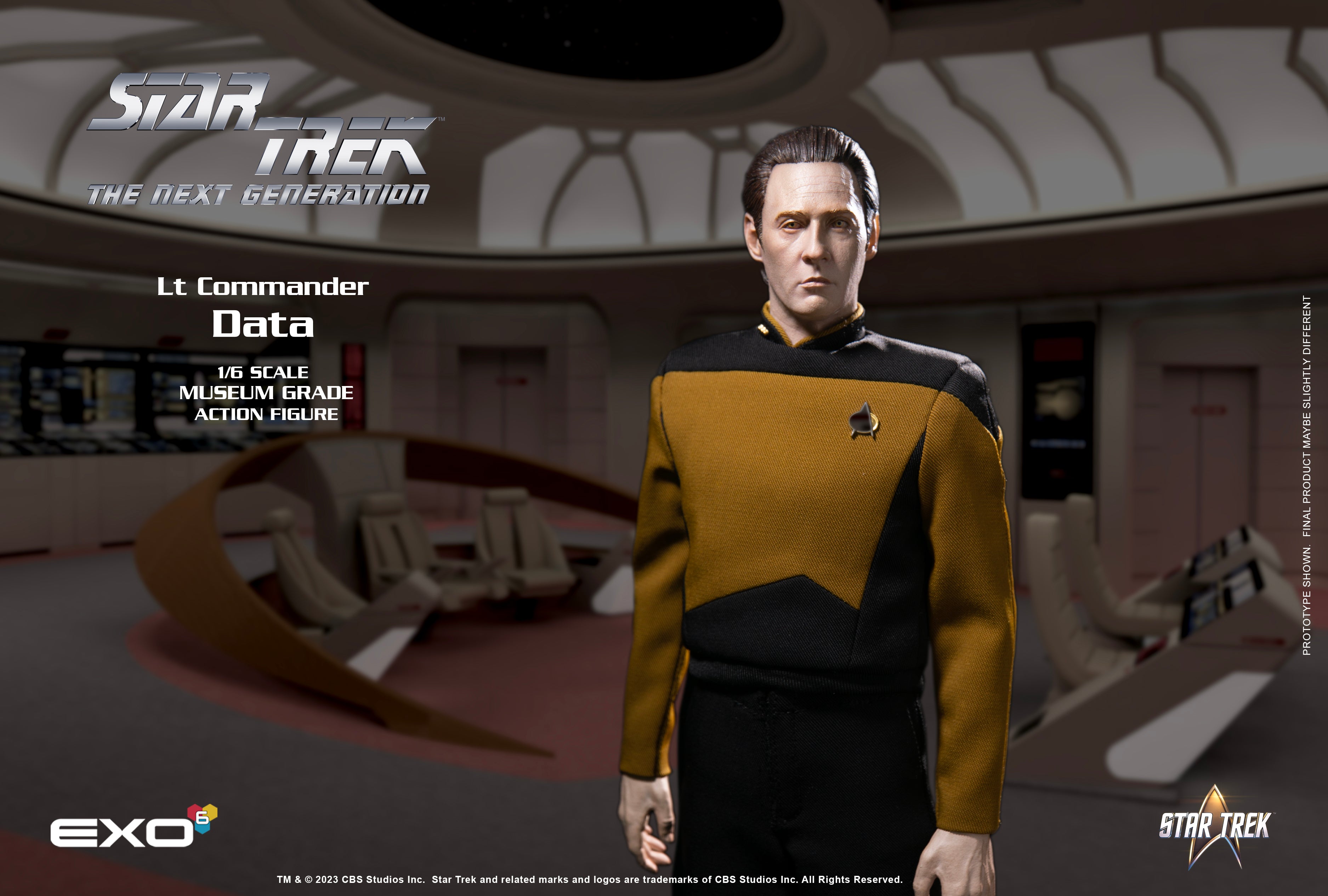 HWC Trading FR A4 Brent Spiner Star Trek Data Gifts Indonesia