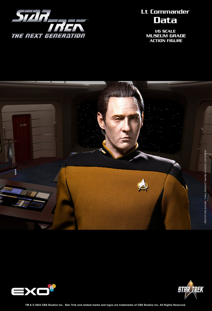 TNG Lt Comm Data (Standard Version) - Sold Out – Star Trek EXO-6