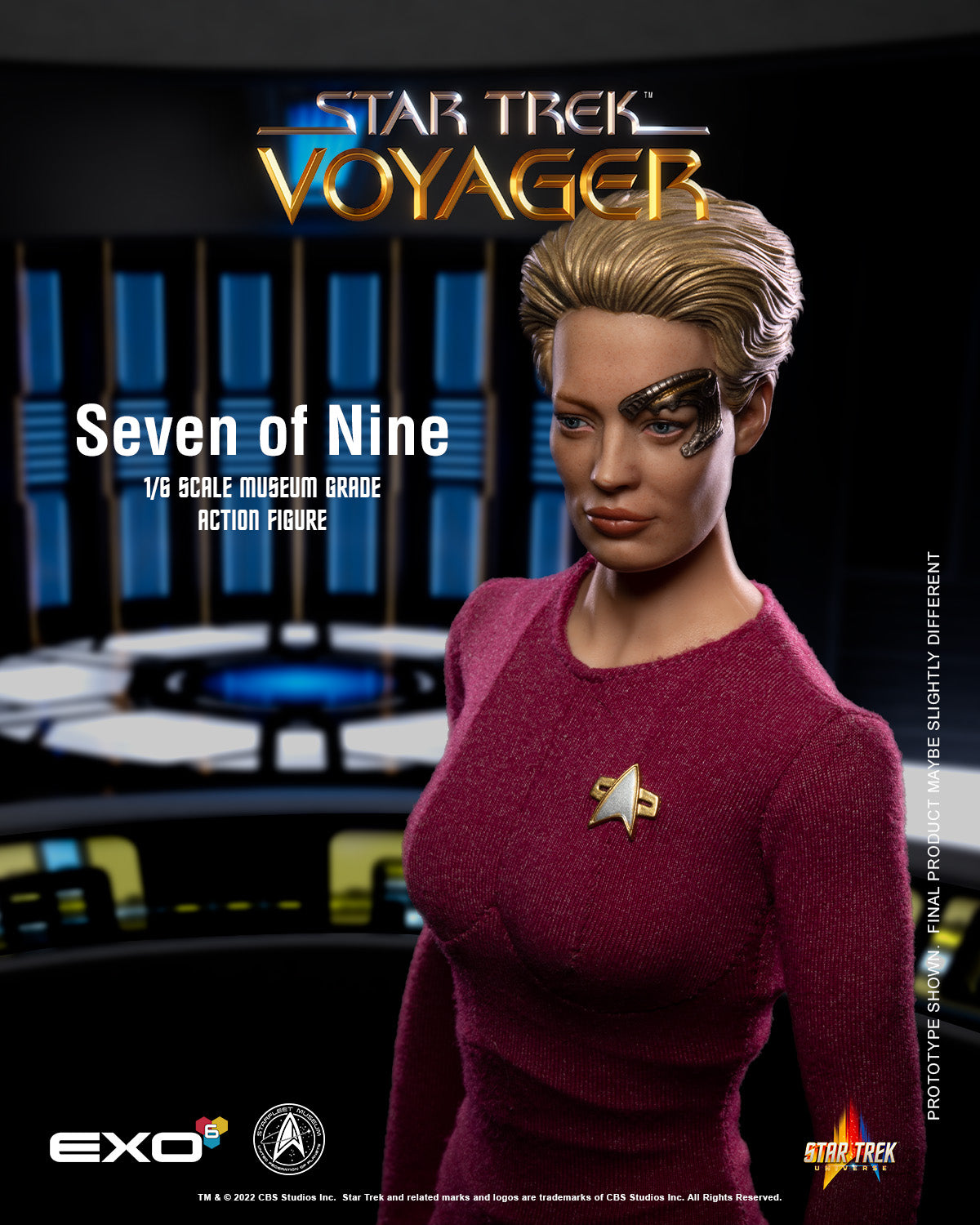 VOY Seven of Nine by EXO6 | Star Trek 1/6 Action Figure | Star