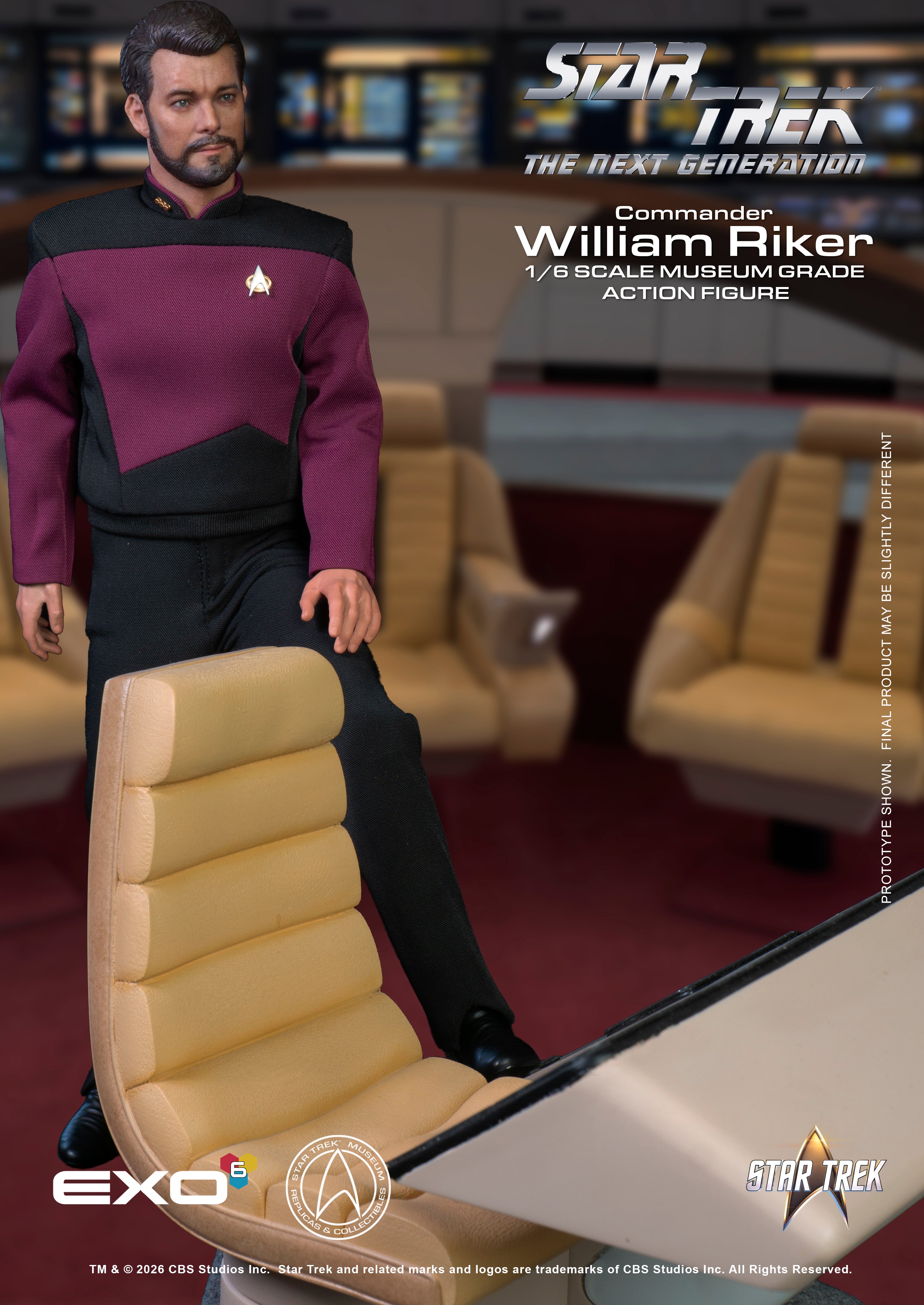 TNG Commander William T. Riker – Standard Version - Pre-Order