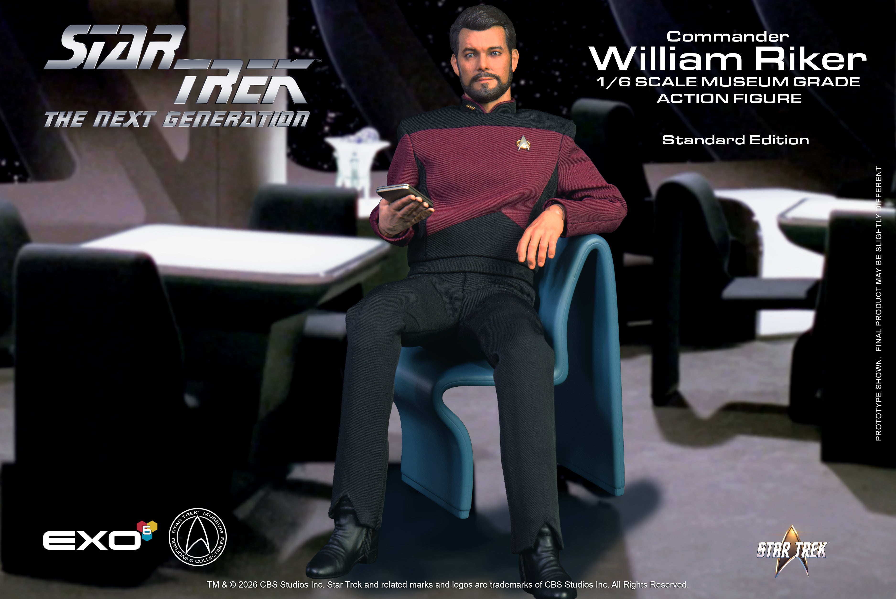 TNG Commander William T. Riker – Standard Version - Pre-Order