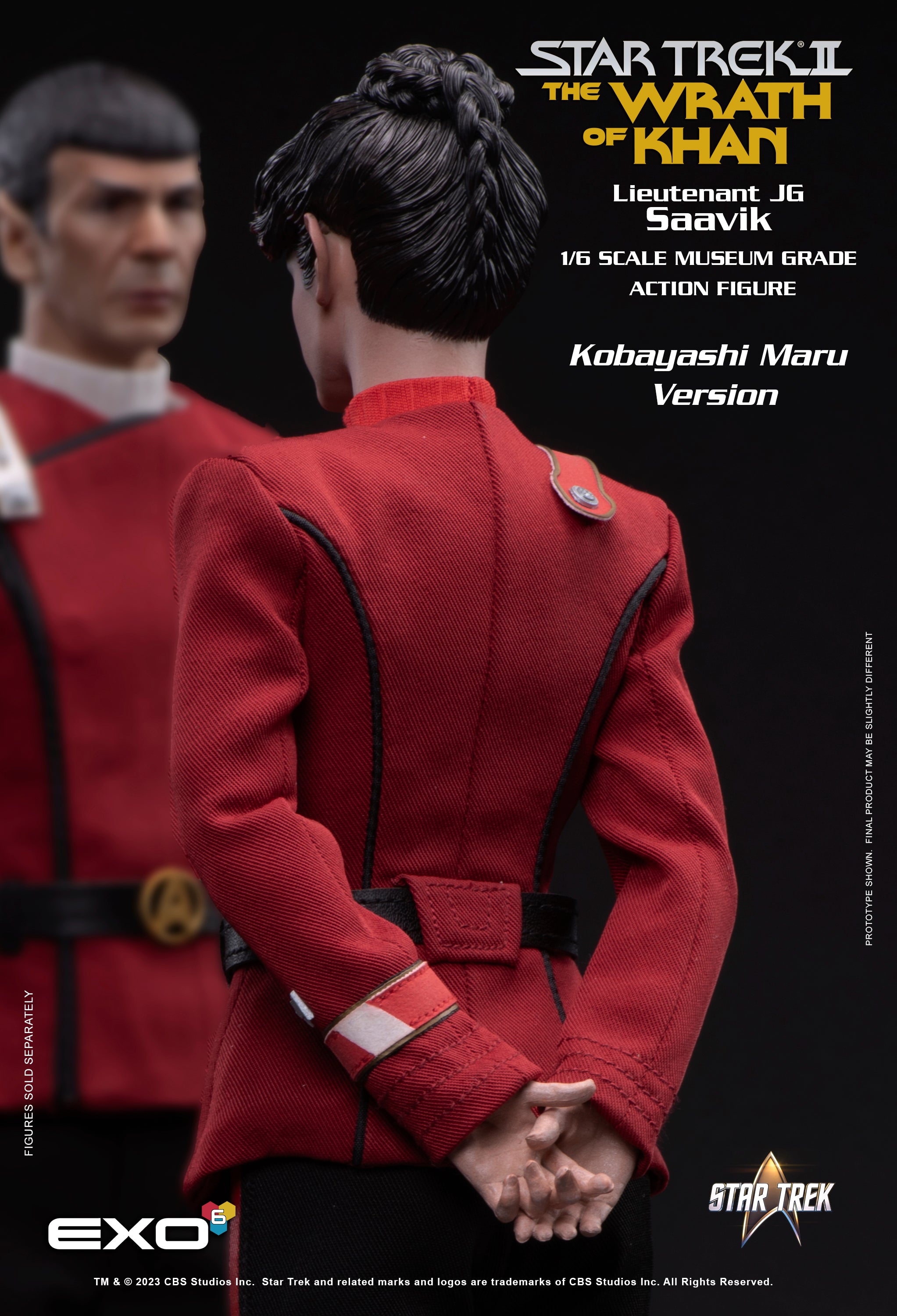 TWOK Lt JG Saavik, Kobayashi Maru Edition - Sold Out – Star Trek EXO-6