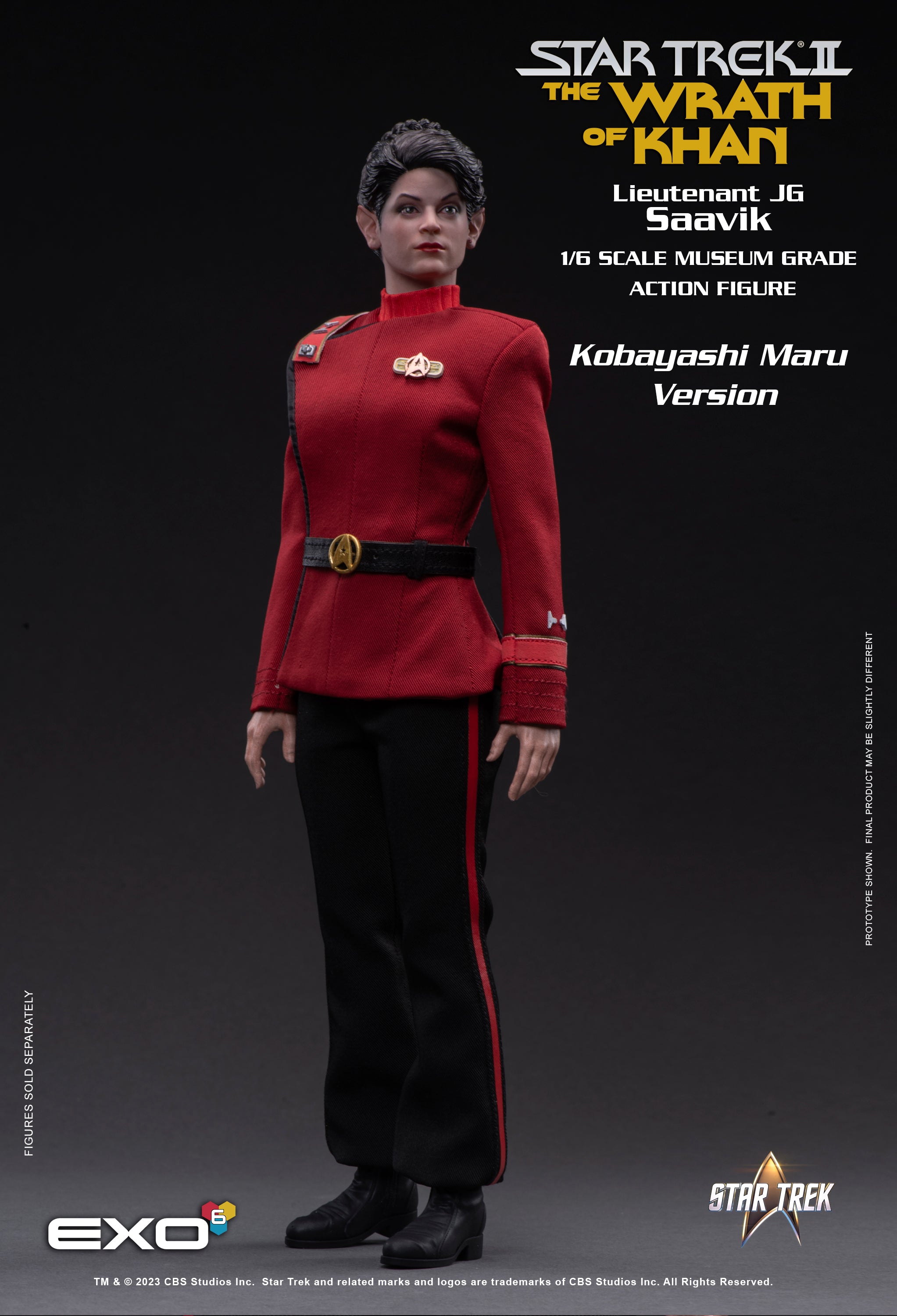 TWOK Lt JG Saavik, Kobayashi Maru Edition - Sold Out – Star Trek EXO-6