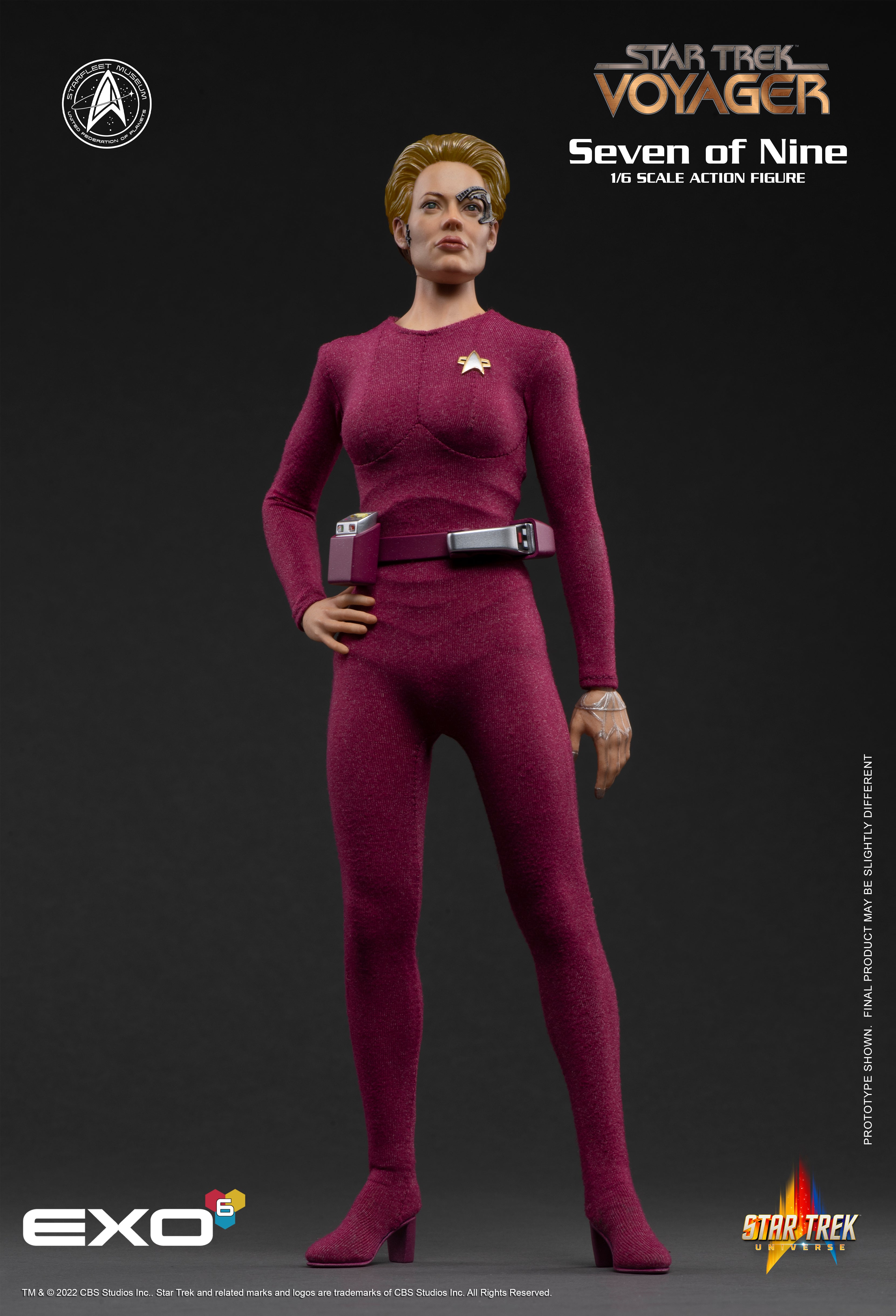 VOY Seven of Nine by EXO6 | Star Trek 1/6 Action Figure | Star