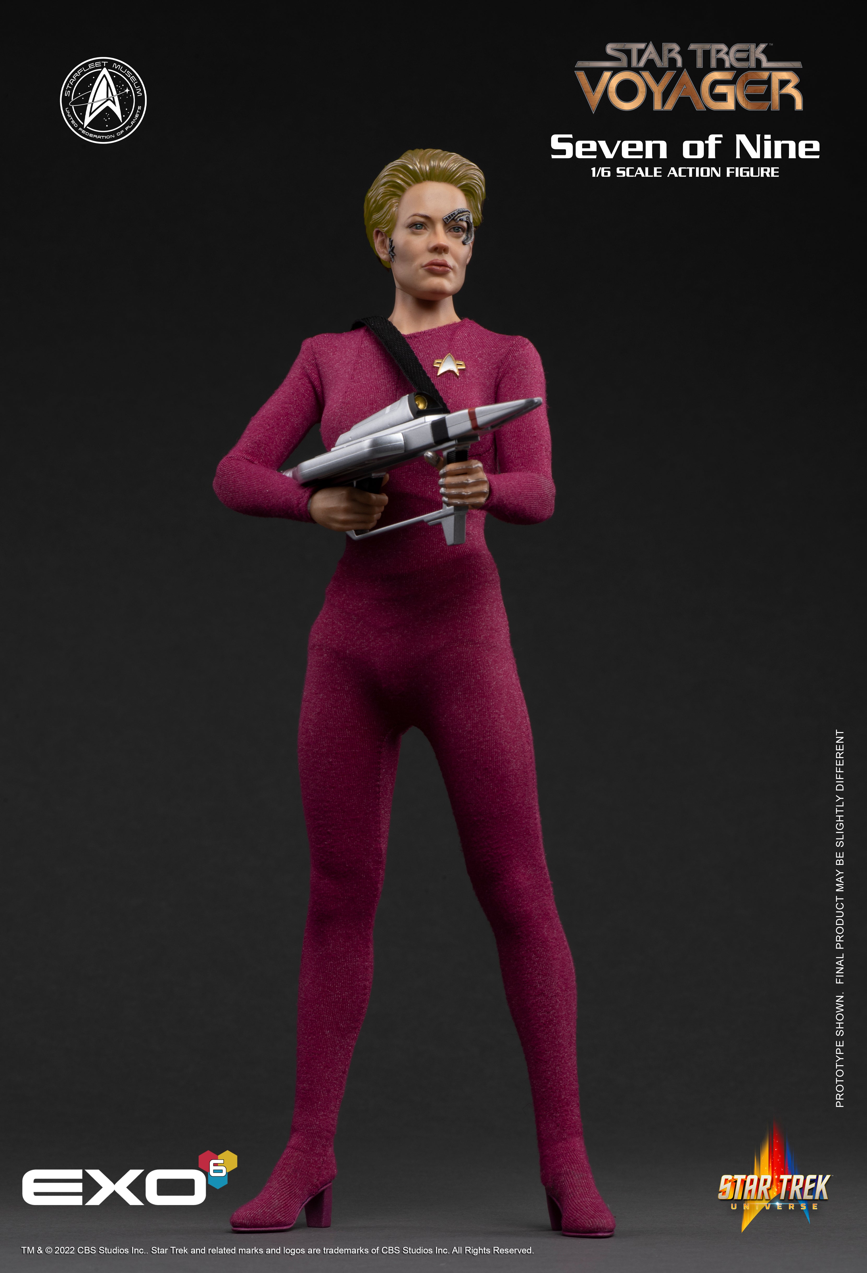 VOY Seven of Nine by EXO6 | Star Trek 1/6 Action Figure | Star
