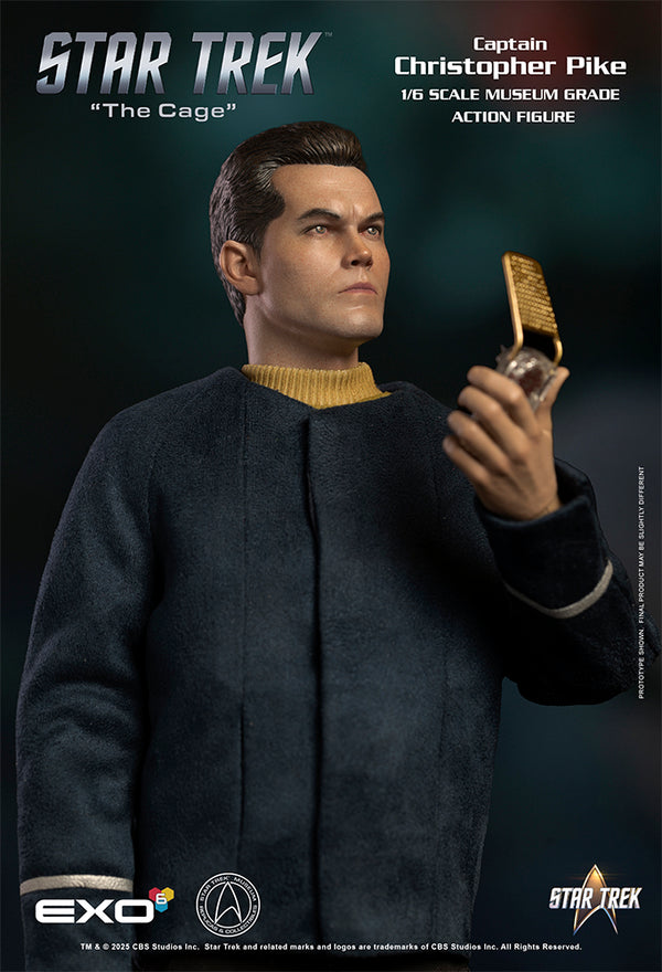 TOS Capt Christopher Pike -  NON REFUNDABLE PRE-ORDER DEPOSIT (Final Amount due $210+shipping) Pre-Order Ended