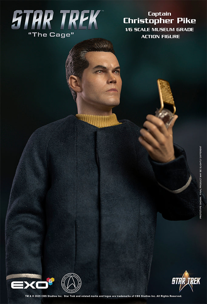 TOS Capt Christopher Pike -  NON REFUNDABLE PRE-ORDER DEPOSIT (Final Amount due $210+shipping)