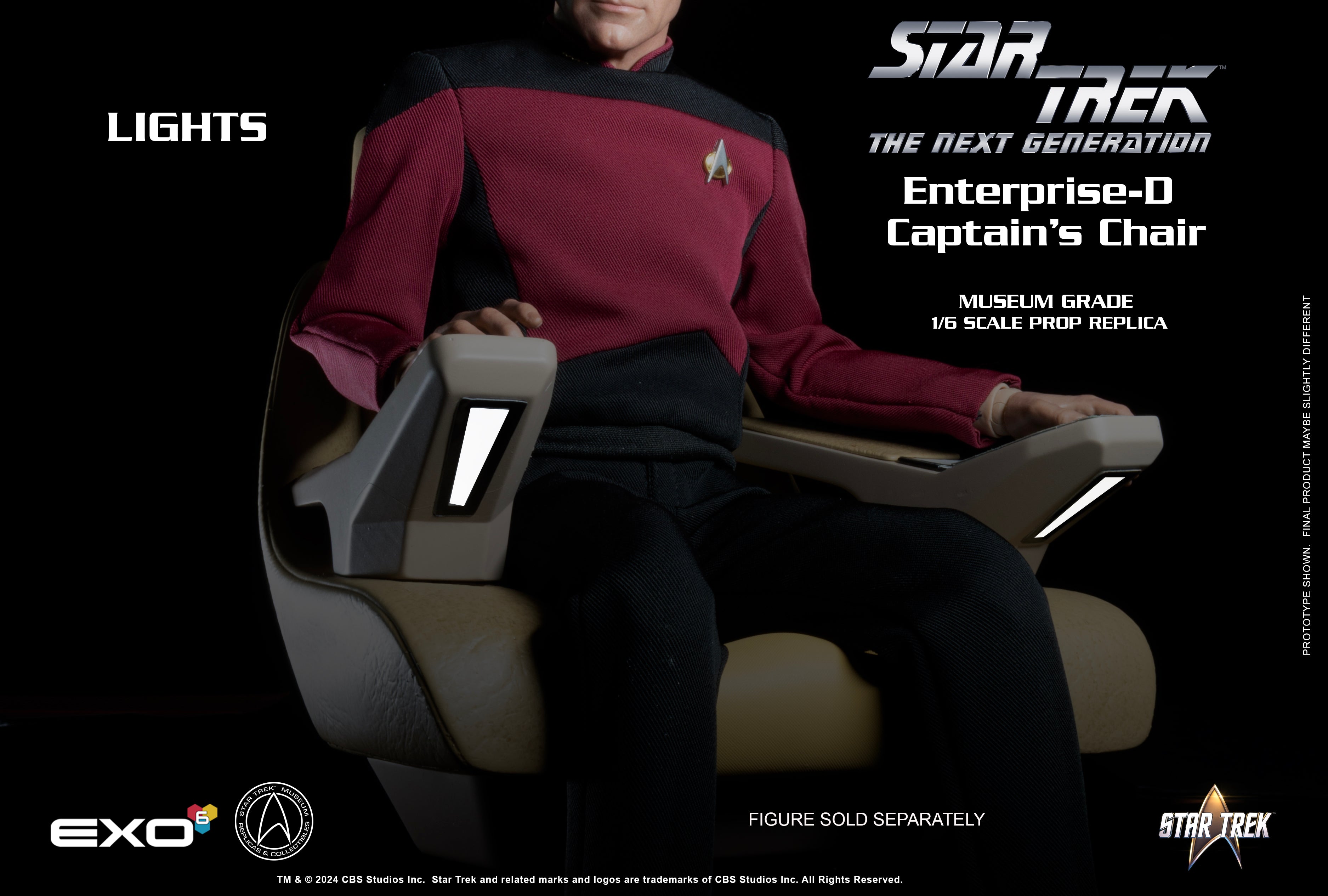 TNG Enterprise D Captain's Chair - Sold Out – Star Trek EXO-6