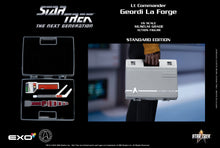 Load image into Gallery viewer, TNG Lt Cmdr Geordi La Forge (Standard Version) NON REFUNDABLE PRE-ORDER DEPOSIT (Final Amount due $230+shipping) Pre-Order Ended
