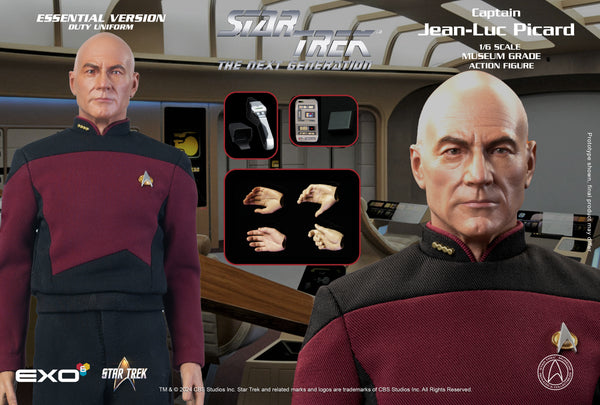 TNG Capt Jean-Luc Picard Essential "Duty" Edition - Sold Out