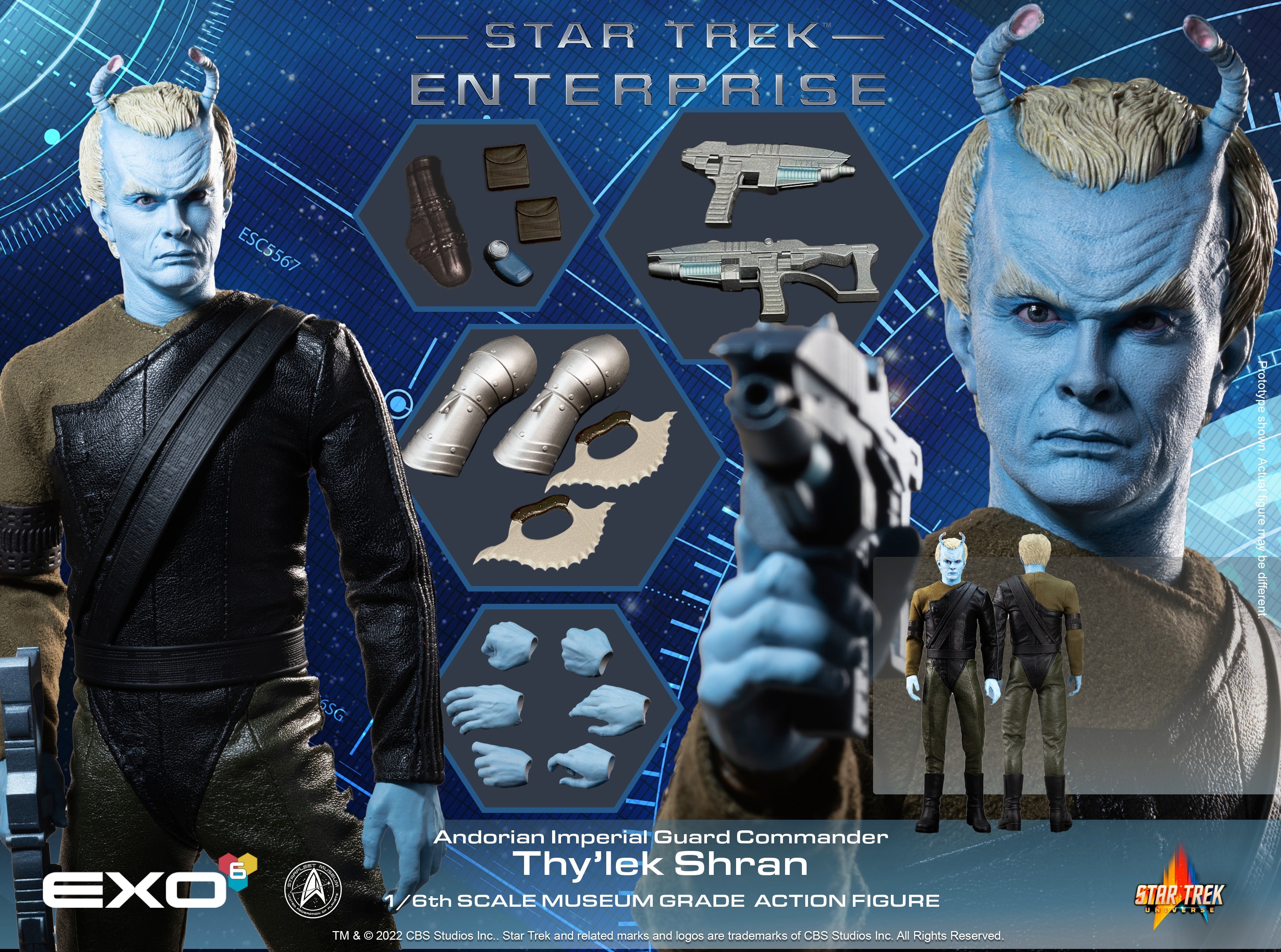 ENT Andorian Commander Shran - Sold Out – Star Trek EXO-6