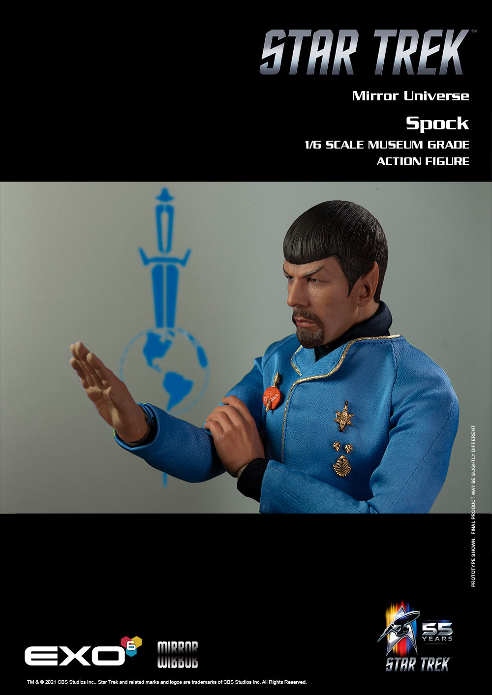 Exo-6 Star Trek: TOS 1/6 SPOCK u0026 SULU Exo-6 Star Trek: The Original Series \u201cThe Cage\u201d Lieutenant Spock