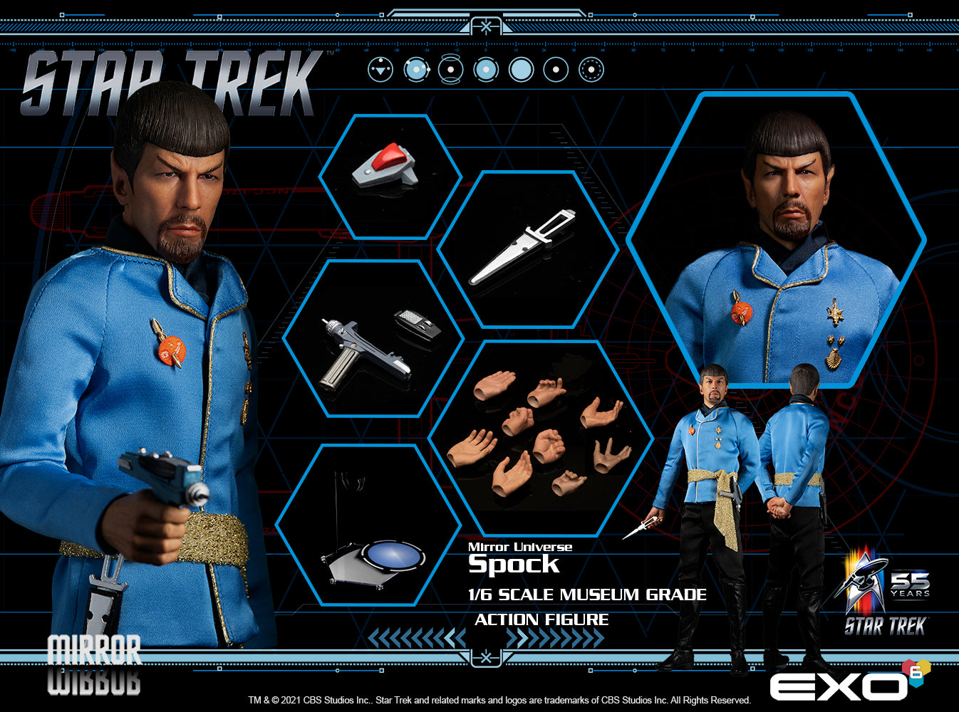 TOS Mirror Spock - Sold Out – Star Trek EXO-6